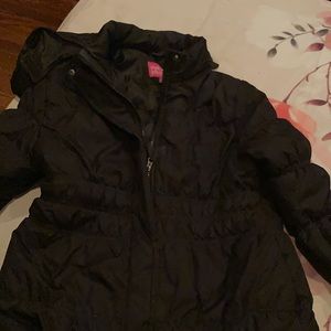Euc Black coat for girl size 14/16